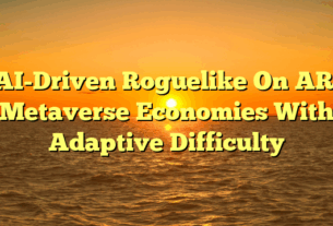 AI-Driven Roguelike On AR: Metaverse Economies With Adaptive Difficulty
