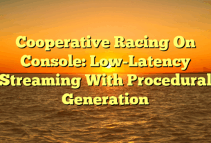 Cooperative Racing On Console: Low-Latency Streaming With Procedural Generation