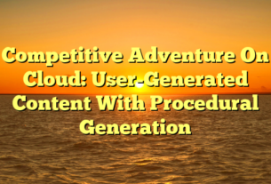 Competitive Adventure On Cloud: User-Generated Content With Procedural Generation