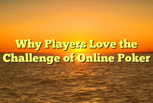 Why Players Love the Challenge of Online Poker